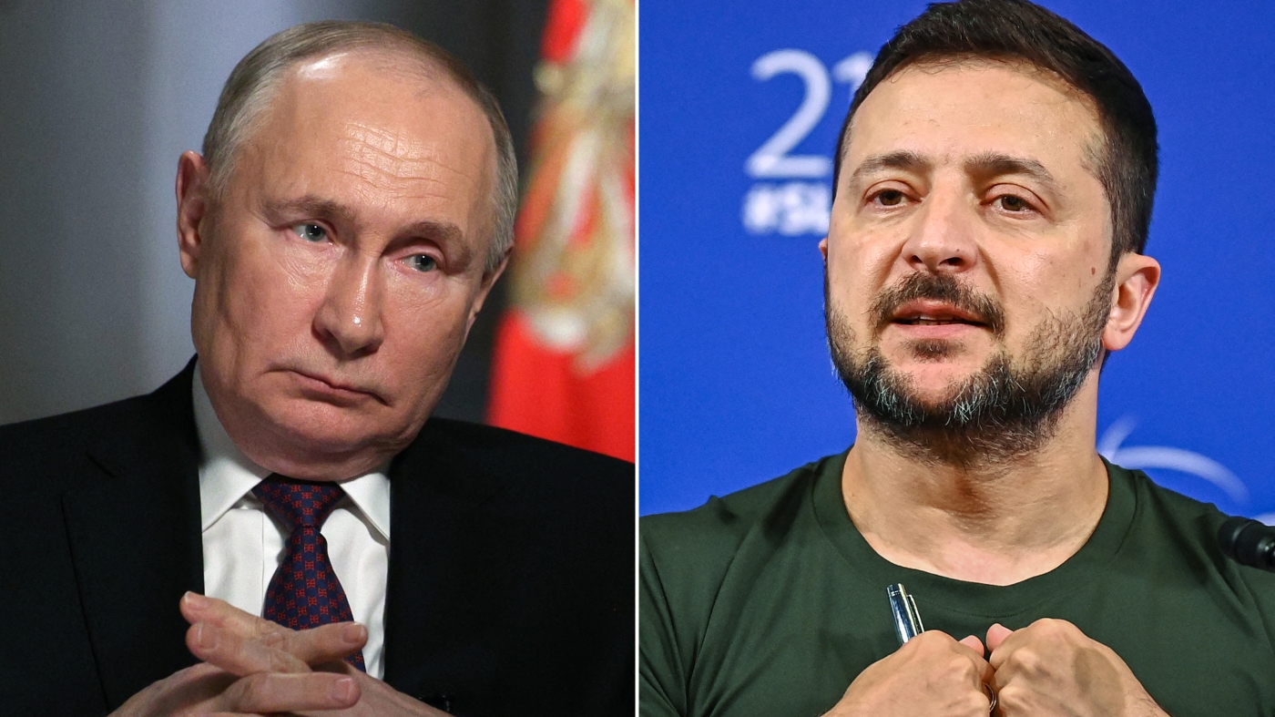 As Russia and Ukraine gear up for talks, cue Trump : NPR