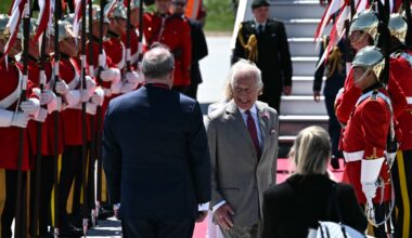 Canada welcomes King Charles against a backdrop of tensions with Trump : NPR