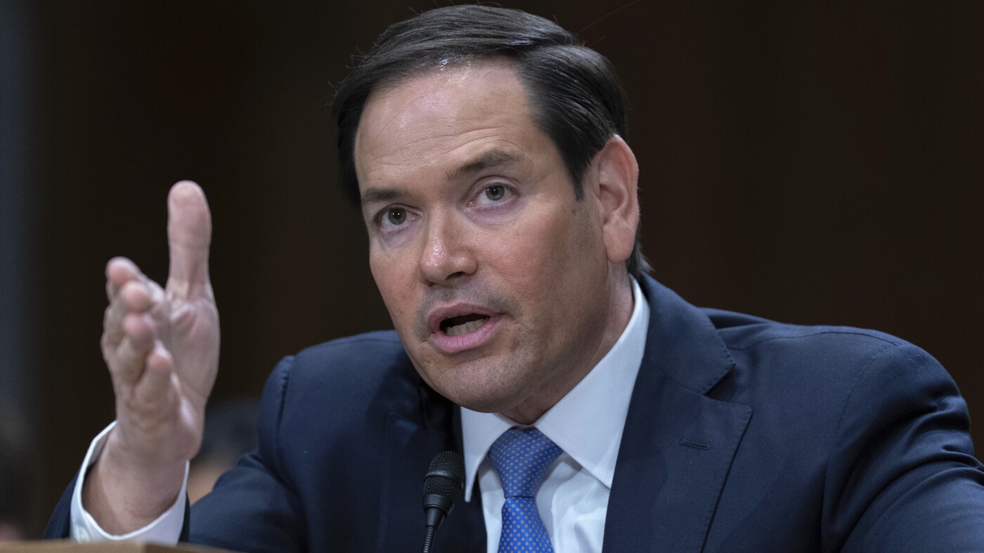 Marco Rubio in testy exchange with Democrats on Senate committee : NPR