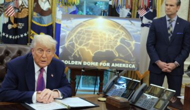 Trump unveils ambitious and expensive plans for 'Golden Dome' missile defense : NPR