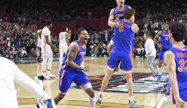 Florida basketball team visits White House, capping historic season