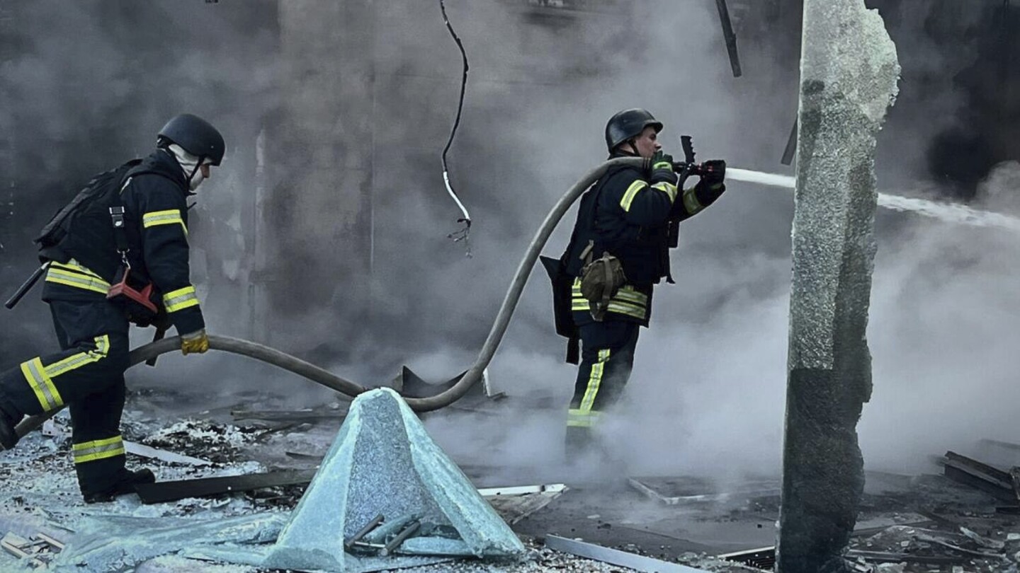 Russia launches biggest drone attack on Ukraine since start of war, killing at least 1