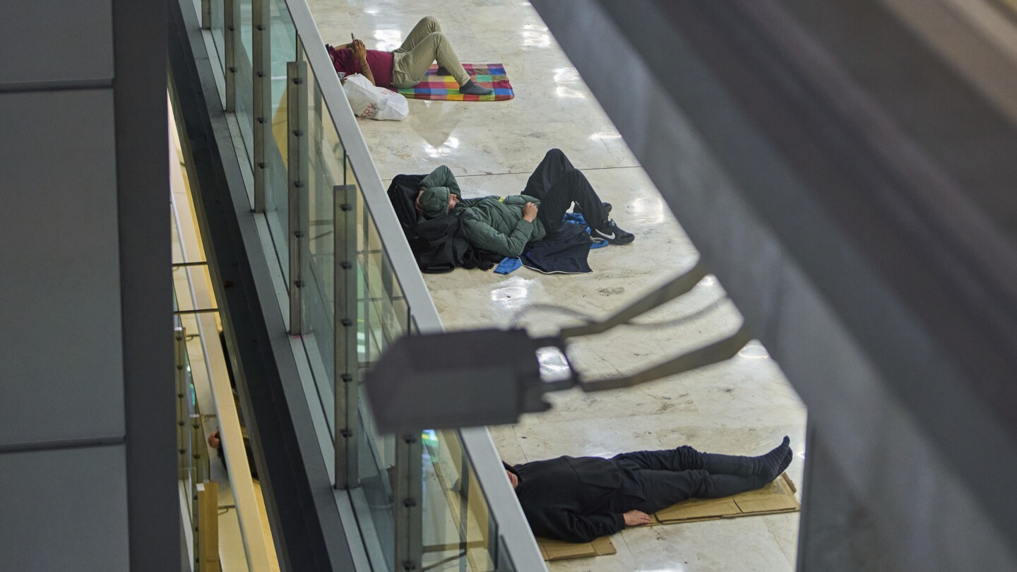 In Spain, a homelessness crisis unfolds in Madrid's airport