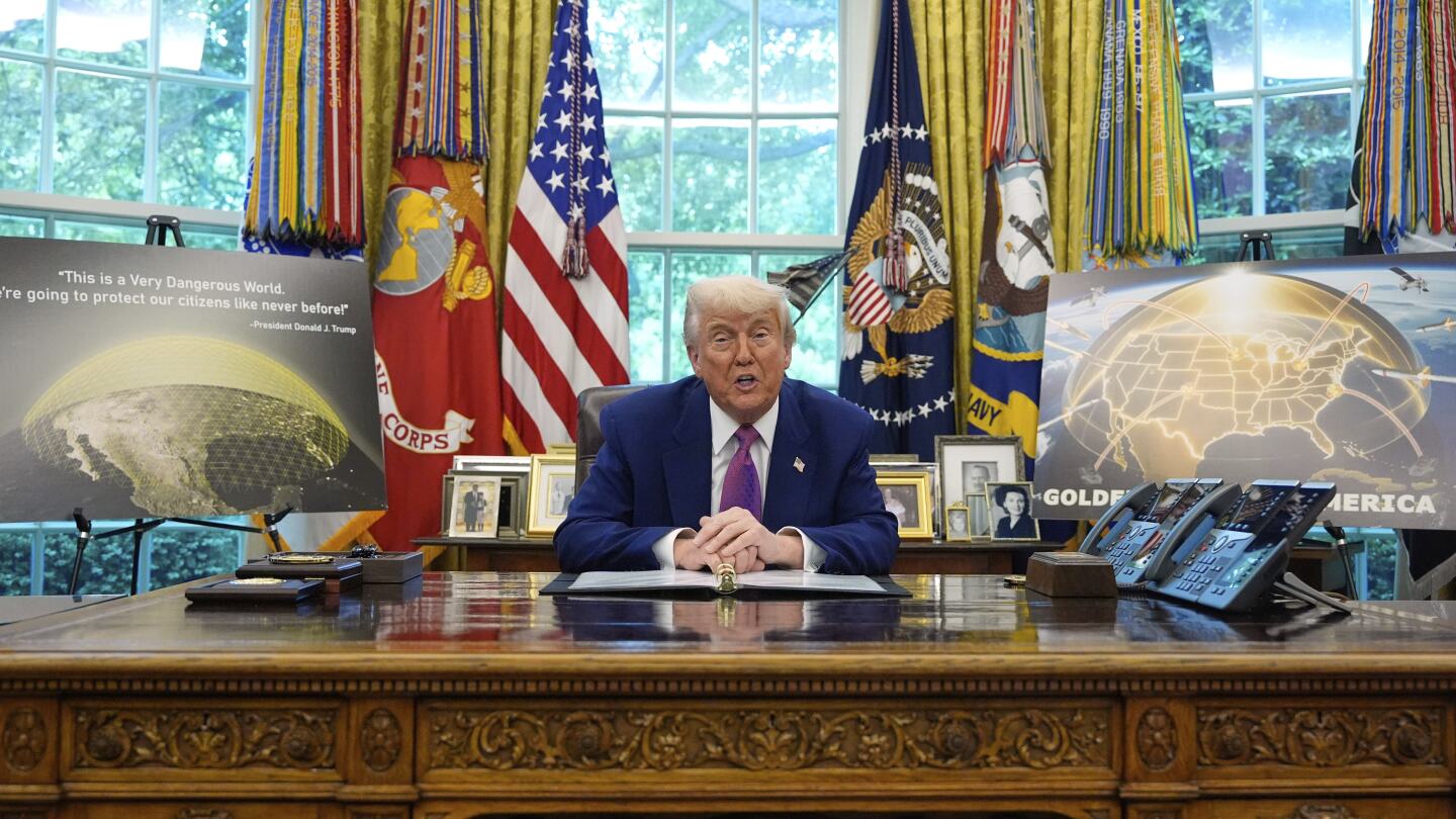 Trump selects concept for $175-billion 'Golden Dome' missile system