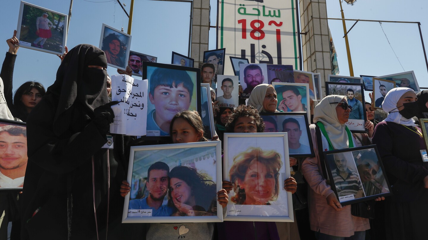 Families of Syrians who disappeared during its civil war say the search must go on