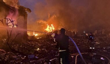Russian drone-and-missile attack on Ukraine kills at least 12 people