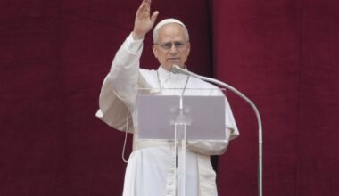 Pope Leo XIV calls for peace in Ukraine, a Gaza ceasefire and release of hostages