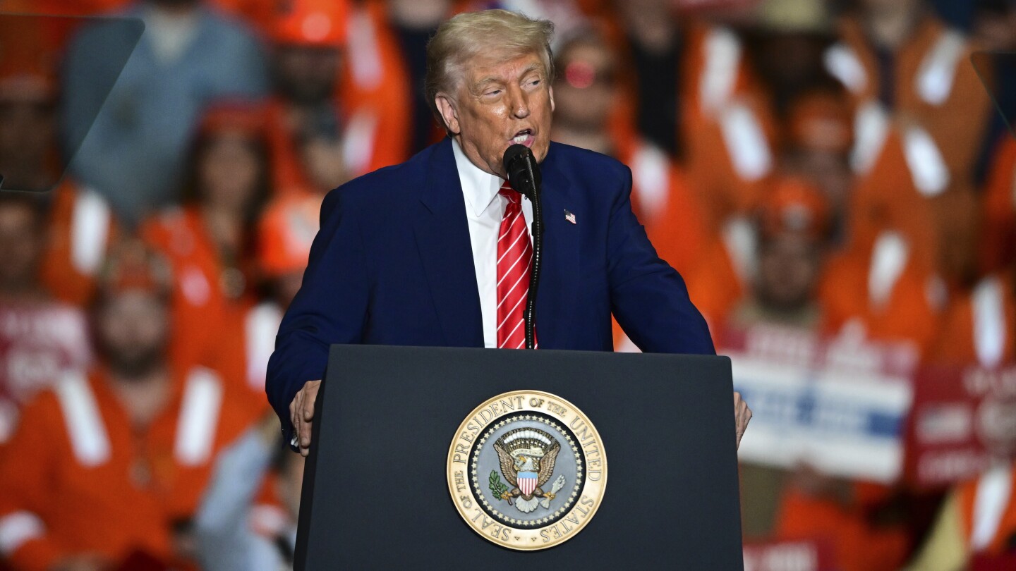Trump to double tariffs on foreign steel from 25% to 50%