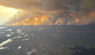 A Canadian prairie city virtually deserted as fires rage and thousands more evacuees expected