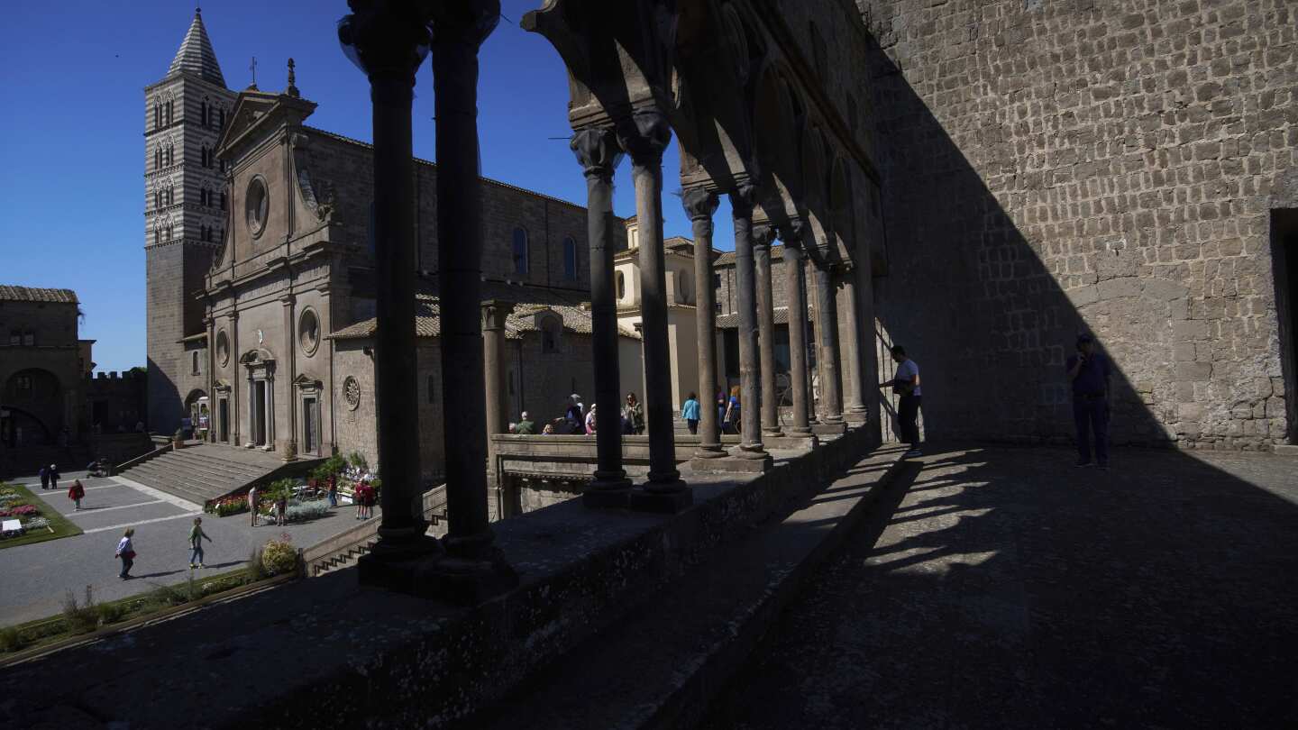A roofless palace in Italy's Viterbo hosted the first and longest conclave