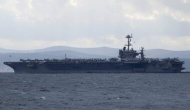 2 US aircraft carriers stay in Middle East for battle with Yemen's Houthis