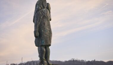 Police investigate disappearance of Melania Trump's statue in her native Slovenia