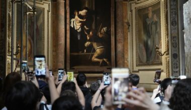 A new exhibit and art at Augustinian churches, Pope Leo XIV’s order, spotlight Caravaggio’s faith