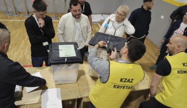 Albanians vote in election after a campaign dominated by uphill efforts to join the EU