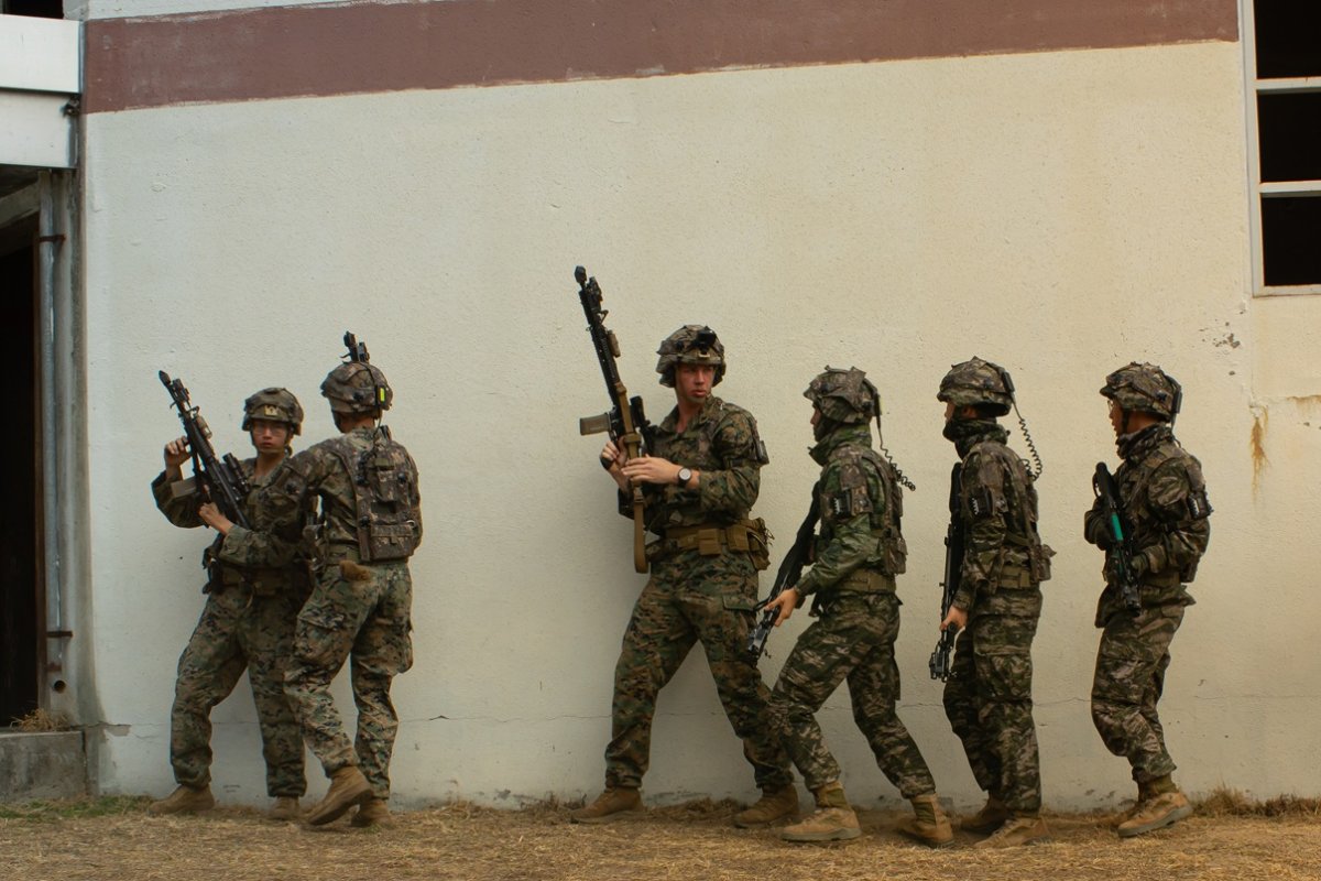 U.S. and South Korean Marines Conduct Drill