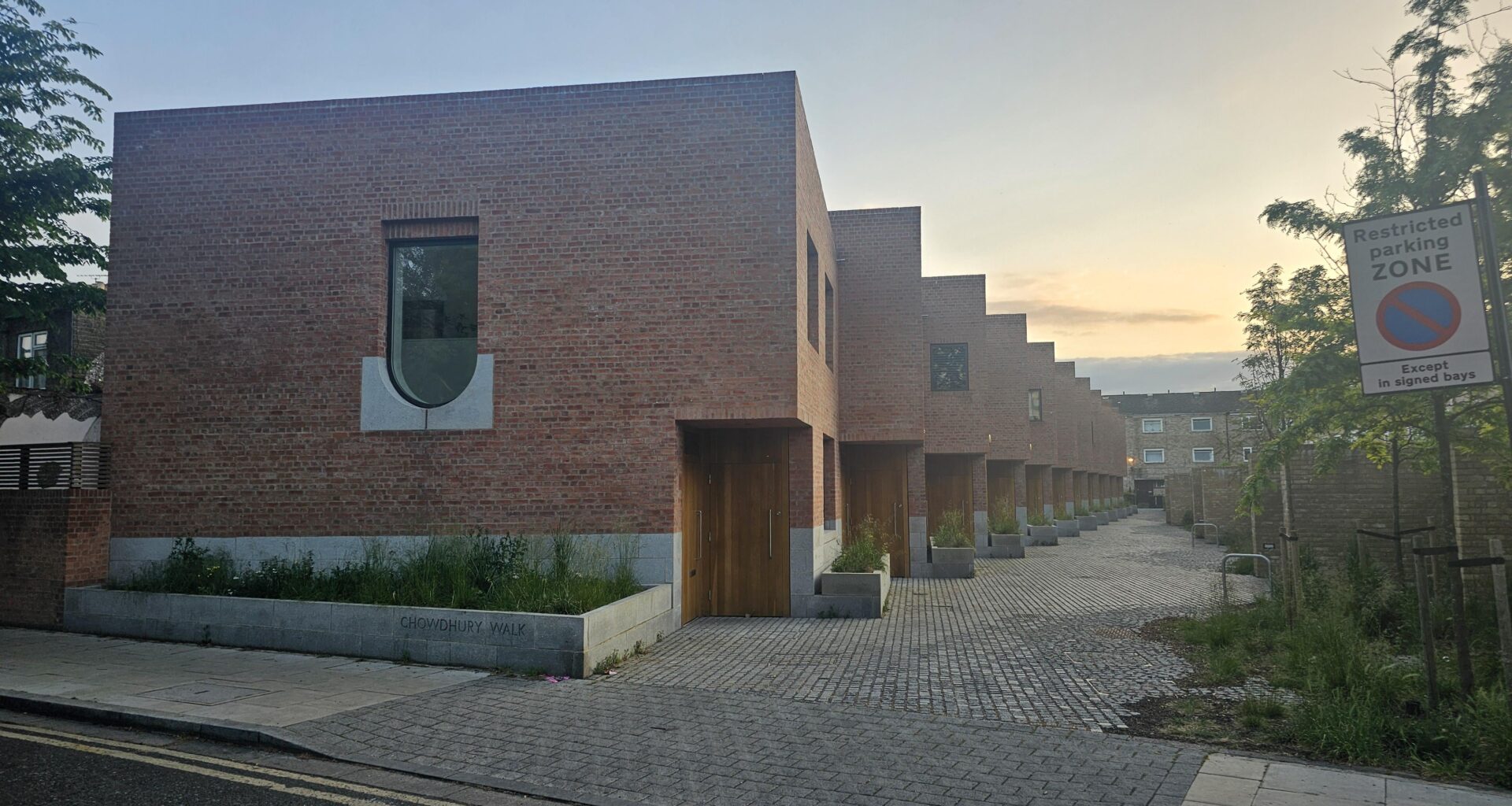 Hackney Councils new generation council homes - Chowdhury Walk