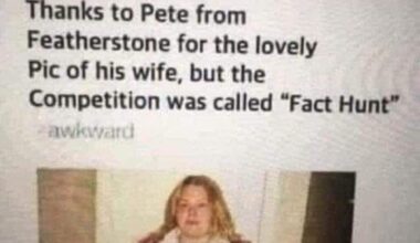 An honest mistake?
