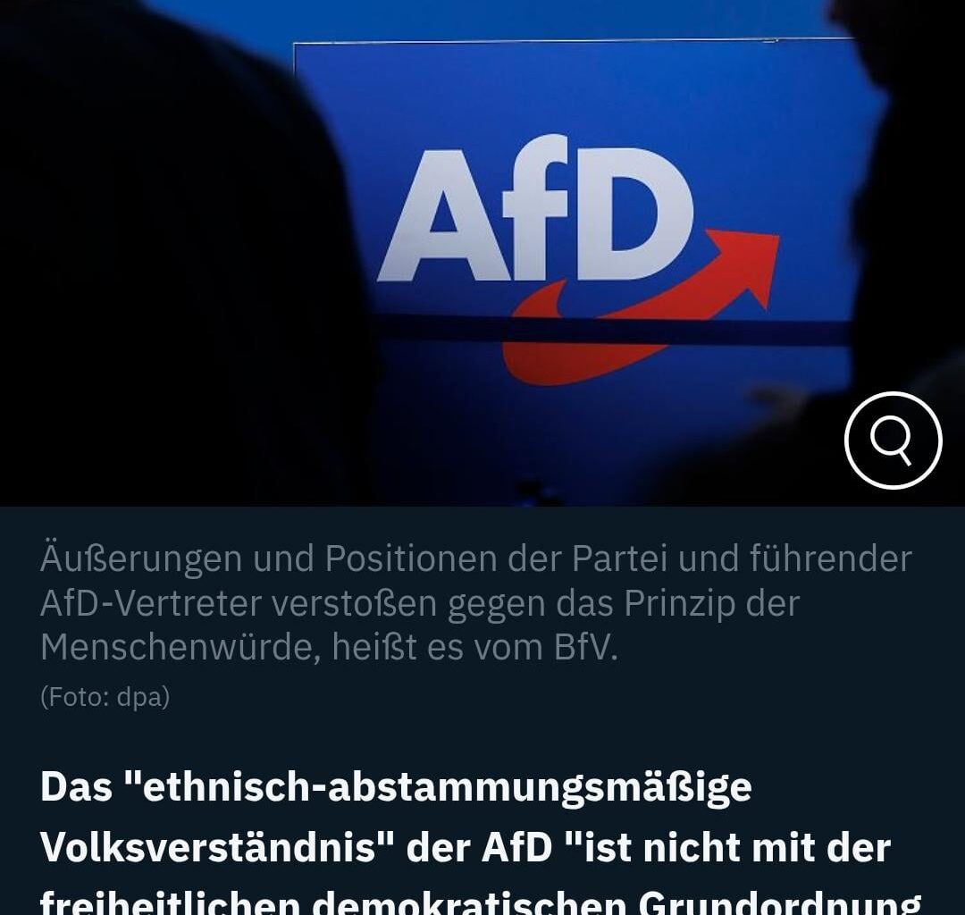AfD is officially extreme right
