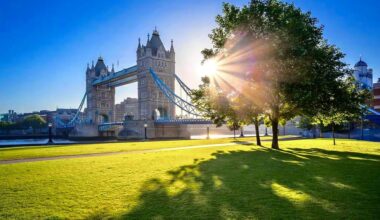 London early morning - calm before the heatwave. Stay hydrated out there, guys.