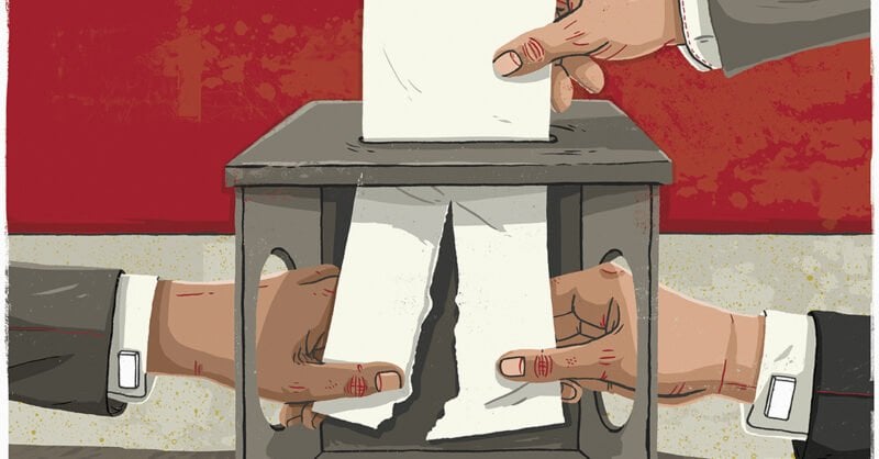 “The idea that first past the post is a strong and stable system is just a joke now,” says Darren Hughes of the Electoral Reform Society.