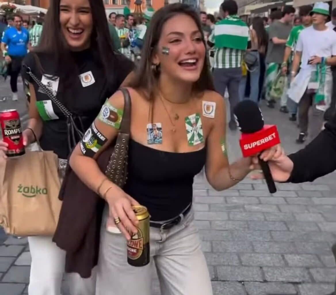 Spanish football supporters.