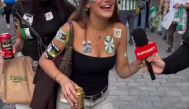 Spanish football supporters.