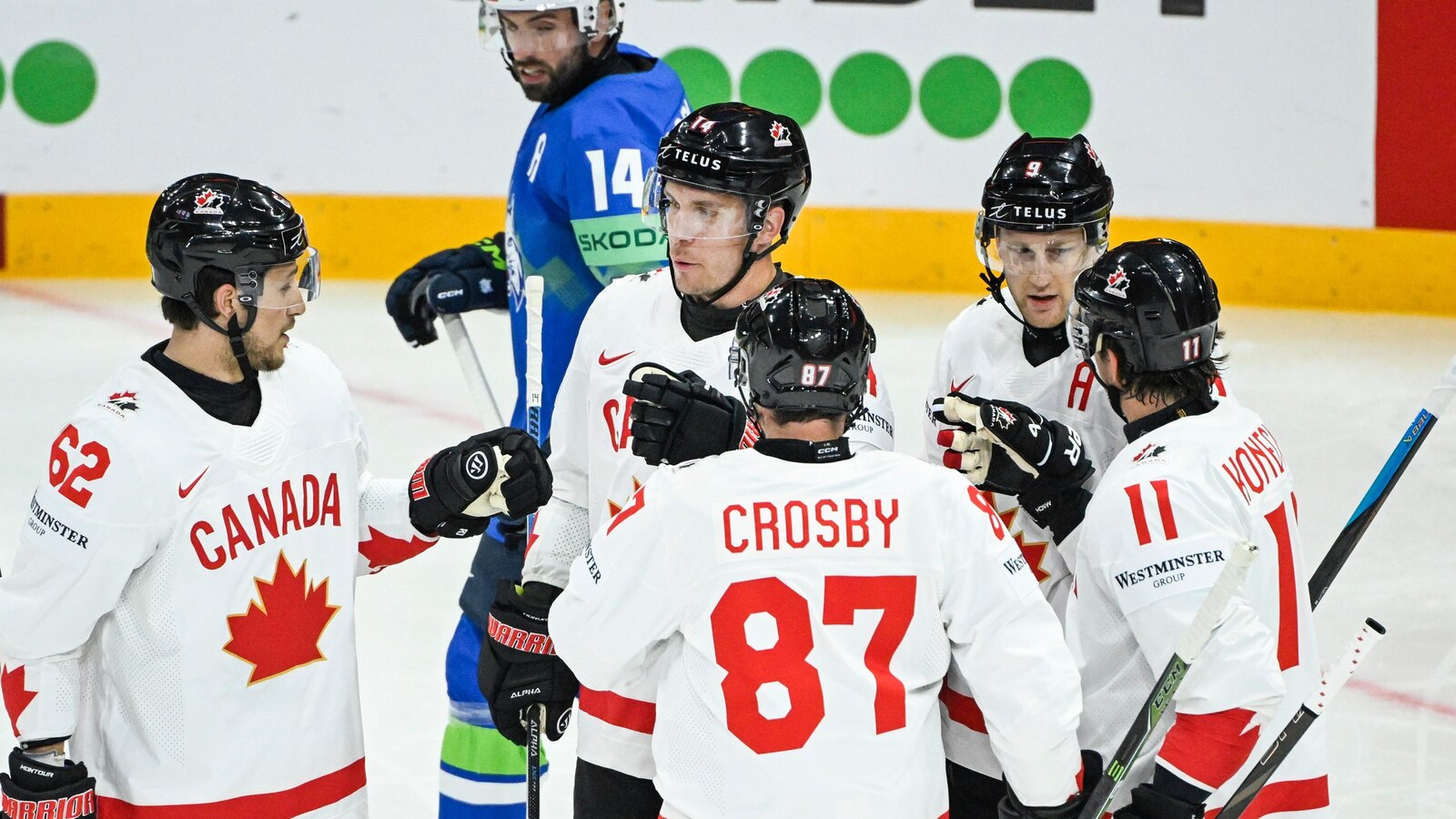 Canada shuts out Slovenia to open ice hockey worlds and Sweden downs Austria