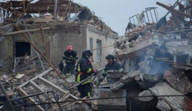 Russia hits Ukraine with the largest drone-and-missile attack of the war so far, killing at least 12