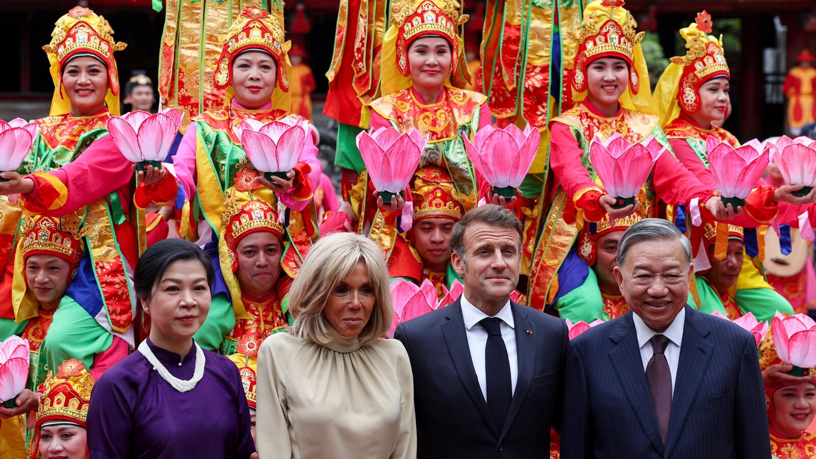 France's Macron on a visit to Vietnam urges for greater cooperation