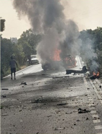 Attack on a Hezbollah field commander in the al-Zrariyeh area, deep in south Lebanon (Lebanese News Agency, May 17, 2025) 
