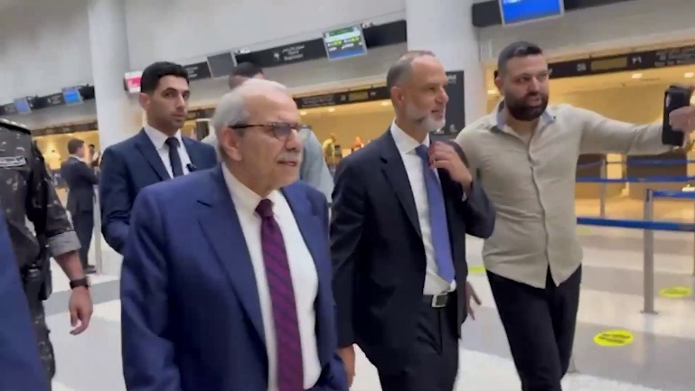 Surprise inspection by Salam at the airport (X account of the Lebanese Prime Minister, May 13, 2025)