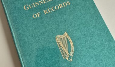 A First Edition, First Impression of the Original Guinness Book of Records from 1955. One of the rarest books I own. It even has a letter from Guinness, as it was sent as a gift to a pub for people to settle arguments. It's in near-perfect condition so clearly wasn't used much!