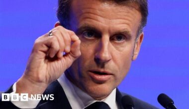 Macron warns the West could lose credibility over Ukraine and Gaza wars