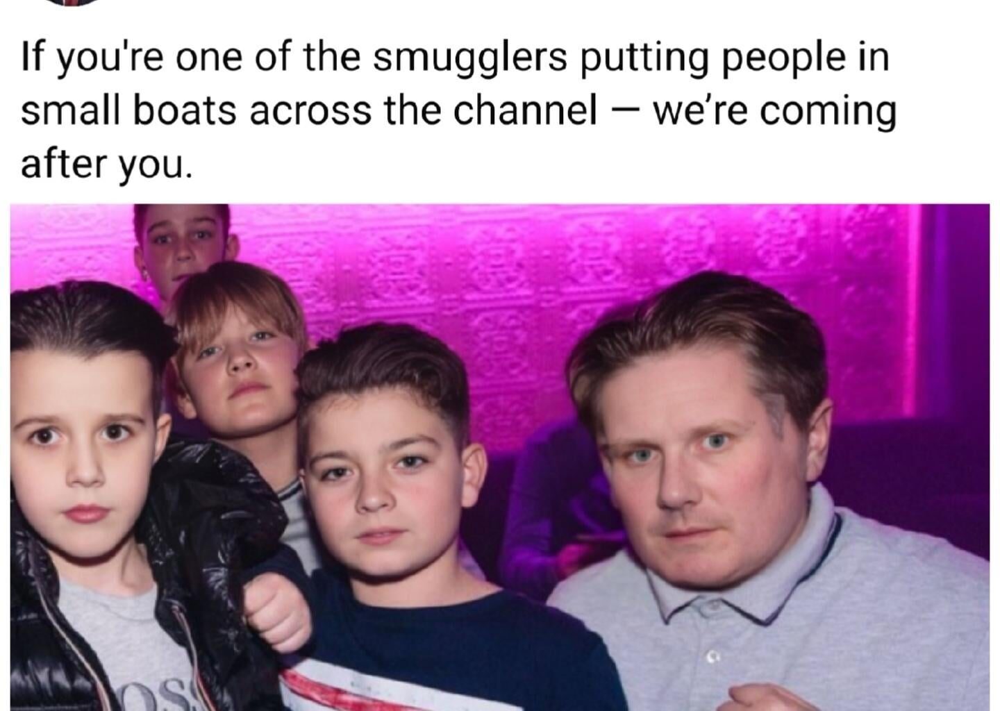 Gonna be absolute scenes in calais when Keir and lads turn up