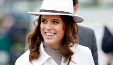 Princess Eugenie attends day 2 'Style Wednesday' of the Cheltenham Festival at Cheltenham Racecourse on March 13, 2024