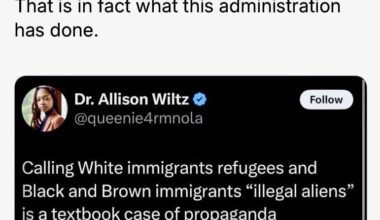 If you don’t think you’re a racist, but you voted for a racist, then you might actually be a racist.