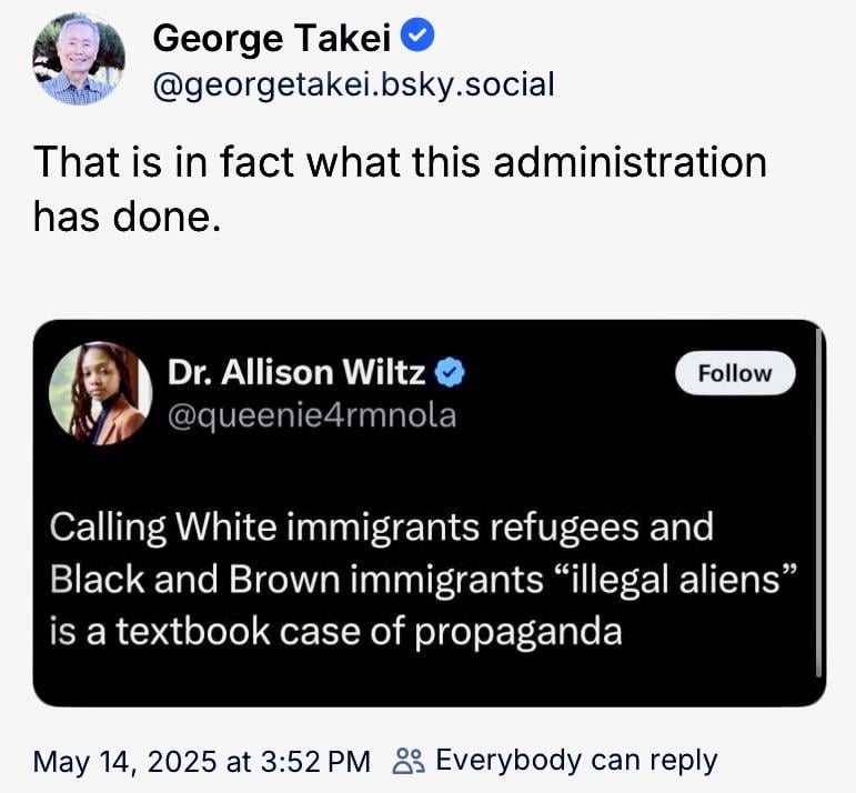 If you don’t think you’re a racist, but you voted for a racist, then you might actually be a racist.