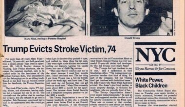 Donald Trump has always been a miserable piece of shit
