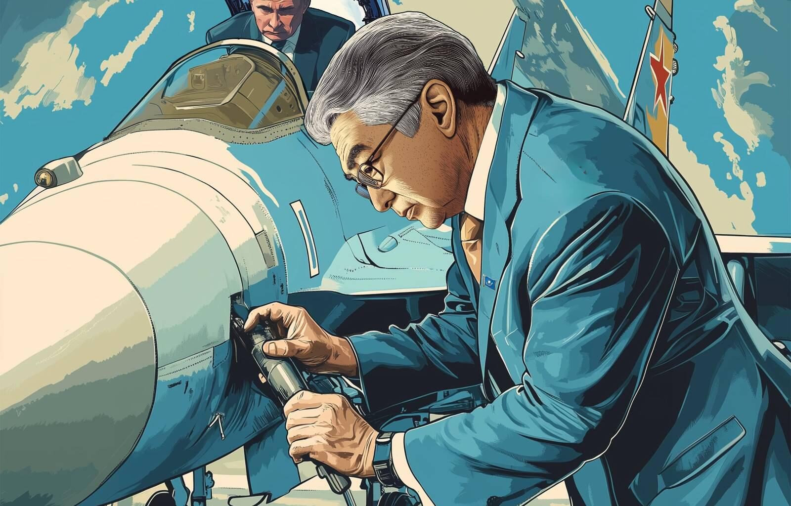 Kazakhstan is a silent Russian enabler that helps it skirt sanctions like a pro. For instance, Kazakhstani military contractors ARC Group LLC & Aircraft Repair Plant No. 405 keep servicing Russian air forces’ Su-30SM fighter jets equipped with French avionics. 
https://tinyurl.com/59zaujse