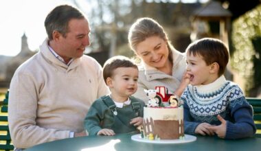 Prince Charles, the first child of Prince Guillaume of Luxembourg and Princess Stéphanie, celebrates his fifth birthday today. May 10 2025.