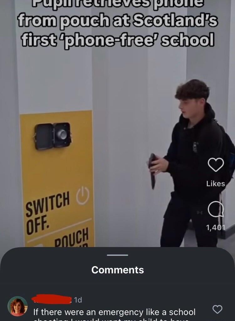 Not again… “If there were an emergency like a-“