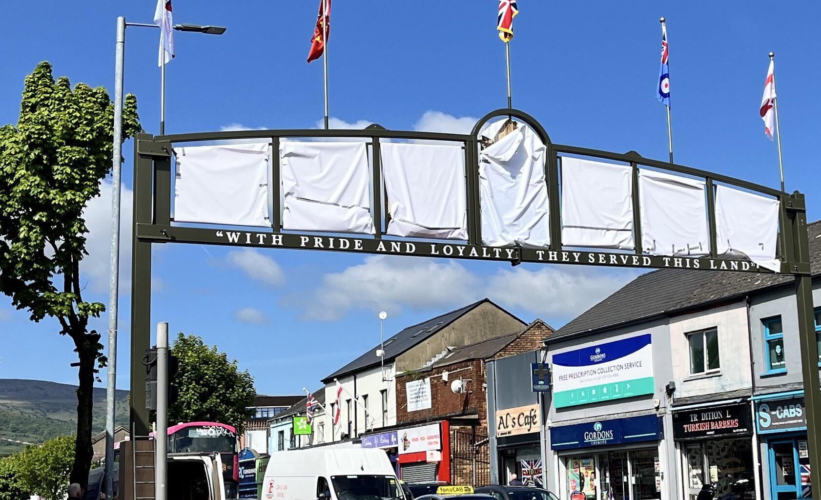 £40k arch on Shankill for VE Day to be unveiled today…