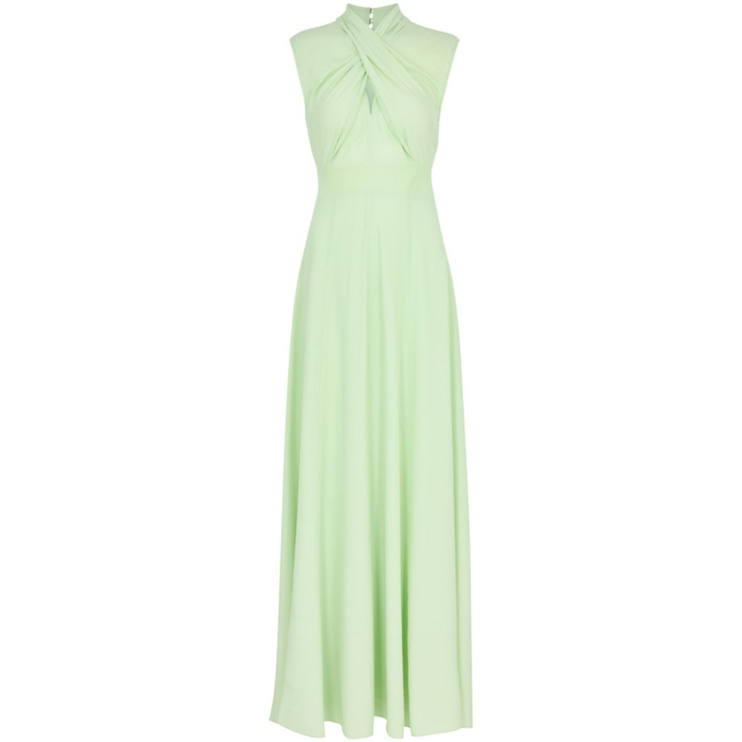 Diane von Furstenberg Mallery cross-over maxi dress