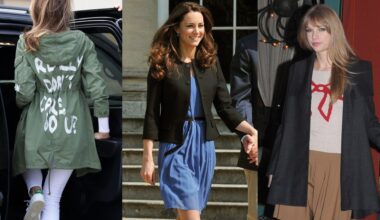 Melania Trump, Kate Middleton and Taylor Swift wearing Zara over the years.