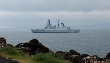 HMS Dragon Off Portrush