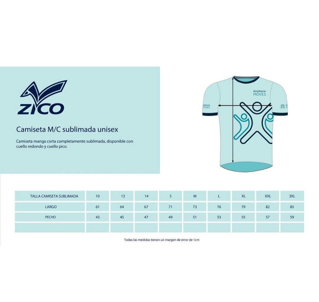 Spanish sizing