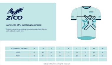 Spanish sizing