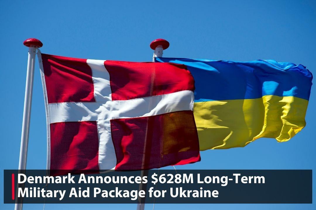 Denmark unveils its 26th military aid package for Ukraine, worth $628M, for 2025-2028. Funded by the Ukraine Fund and EU, it includes artillery, ammo via the Czech initiative, aircraft gear, and training support.