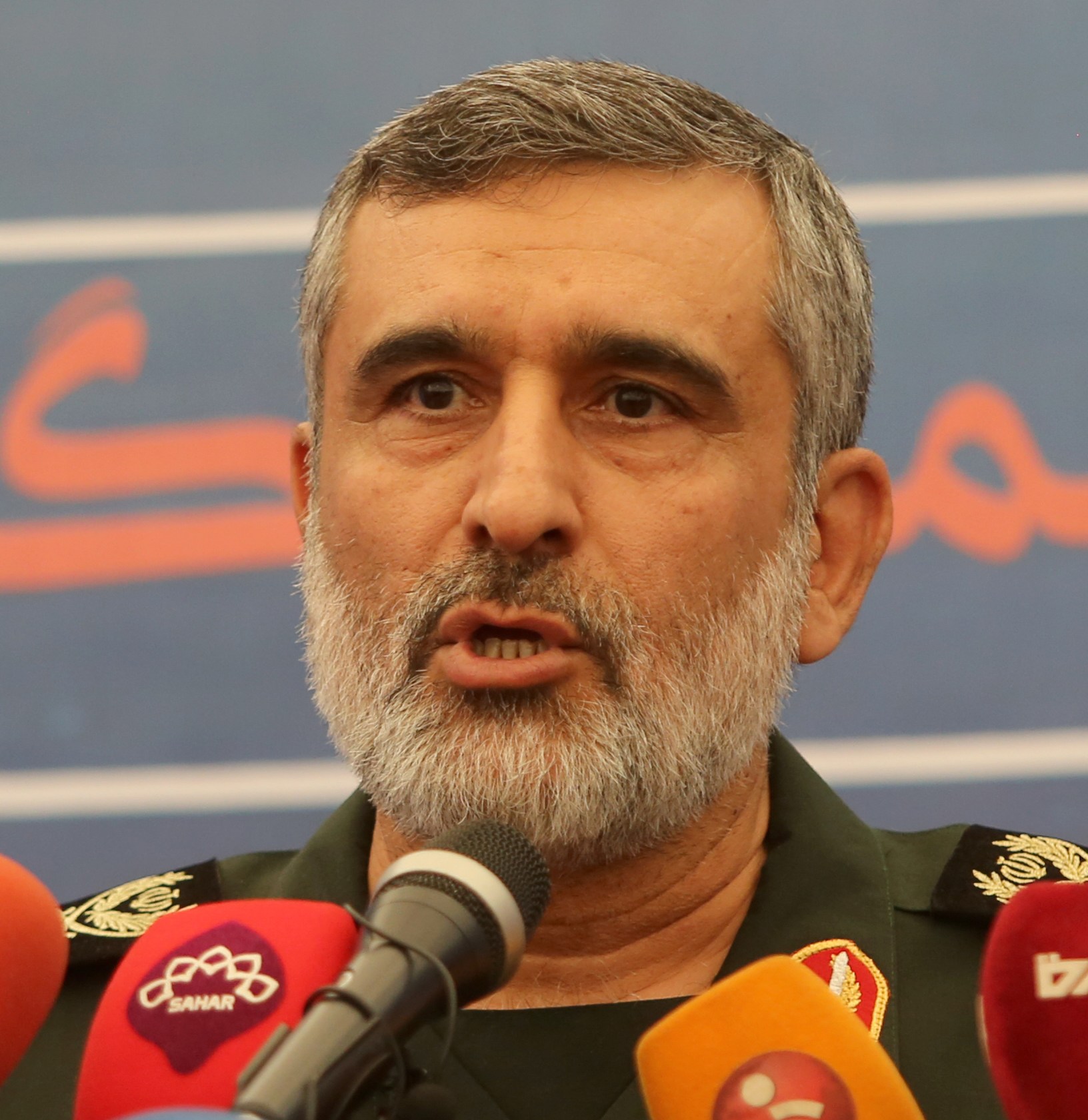 General Amir Ali Hajizadeh, head of the Revolutionary Guards aerospace command