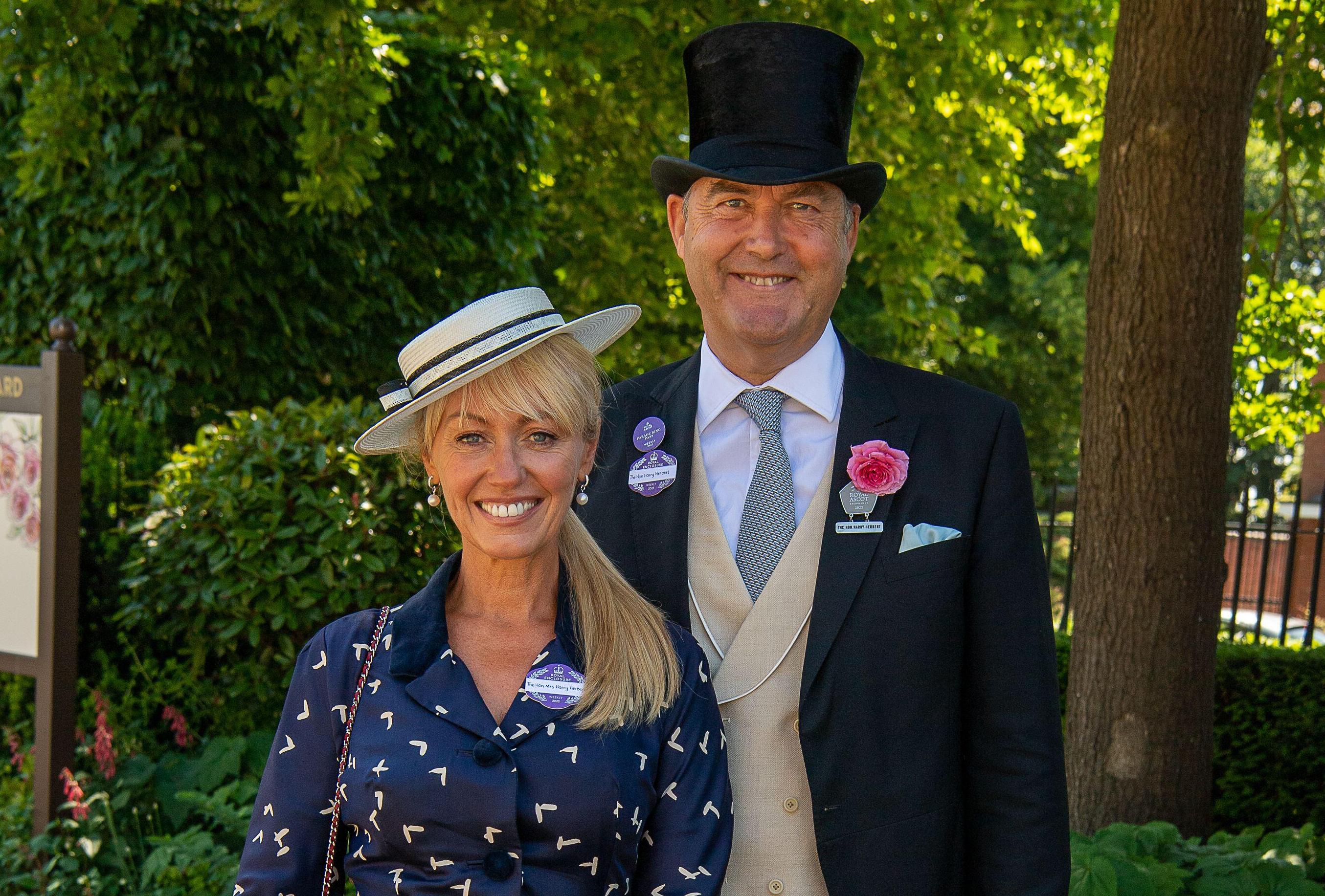 Harry Herbert and Clodagh McKenna at Royal Ascot.
